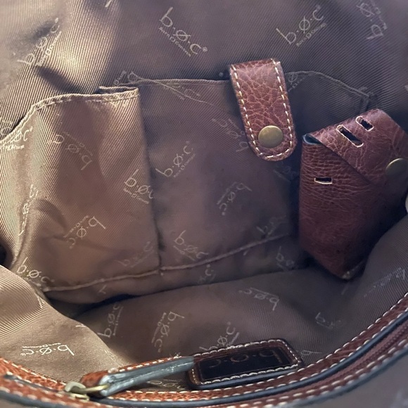 B.O.C Born Concept Beautiful Burgundy Purse Crossbody Medium Sized - Picture 4 of 13